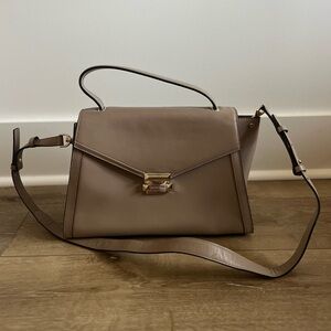 Michael Kors Tan Satchel Bag